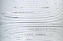 Glasfaserkabel auf einer Kabeltrommel